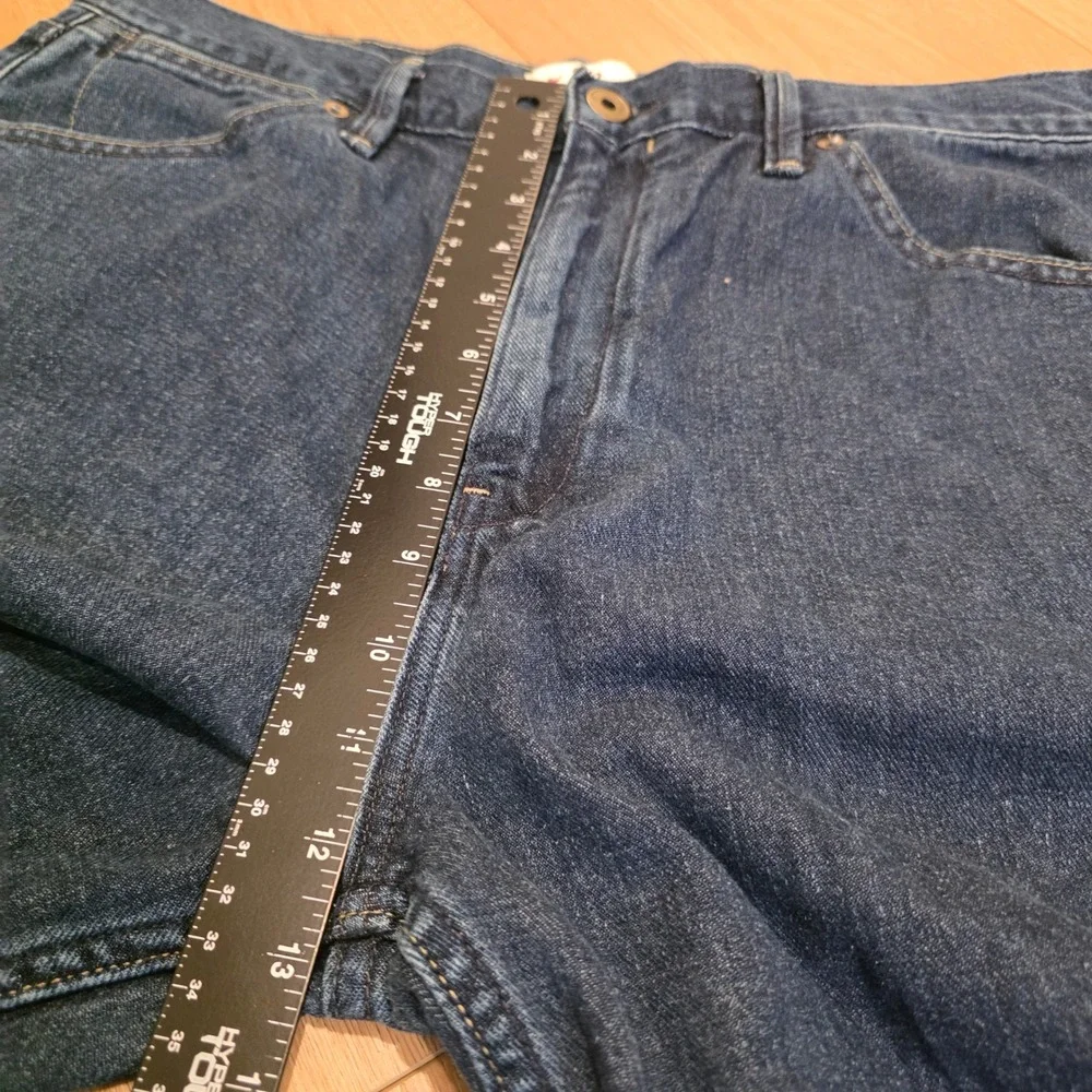 Banana Republic City Jean Tapered Trouser Mens 34x30 Medium Wash Cotton Hemp